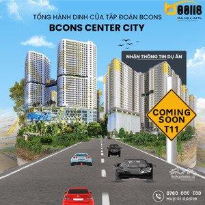 siêu phẩm bcons center city dự án 3ha ngay vị trí vàng giao thống nhất & ql1k trung tâm tp.hcm mới