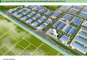 chủ đầu tư mở bán đất cụm cn stavian phù cừ, hưng yên - diện tích 5000m - 0,8 - 1ha. từ 2,9tr/m².