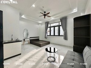 cho thuê studio full nội thất máy giặc riêng mới xây cửa sổ trời - cạnh đh văn hiến