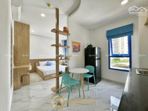 cho thuê căn hộ studio cao cấp có bancol full nội thất phong cách địa trung hải