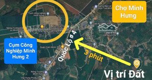 hàng hiếm cách quốc lộ 14 khoảng 1km, đất bán 340 triệu, dt 1015m2, pháp lý đầy đủ