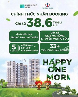 giỏ hàng trực tiếp cđt, căn hộ chuẩn nhật mặt tiền ql13 sát tttm aeon mall chỉ 1,5tỷ, sổ hồng riêng