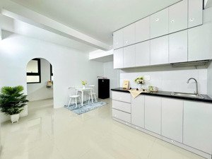 cho thuê studio 1 phòng ngủ cao cấp nhà mới full nội thất - rộng rãi - gần đh văn hiến