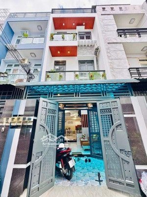 nhà đẹp hẻm xe hơi phạm văn chiêu, p8 gò vấp, chỉ 6,48 tỷ tl 1 trệt 2 lầu, 4pn,