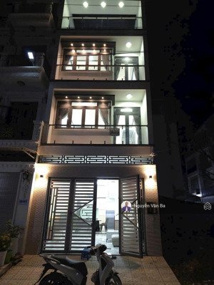 bán nhà phố mới 4 tầng 5*11m, 6,9 tỷ, đường xe hơi 6m, 2295 huỳnh tấn phát tt nhà bè,shr, hỗ trợ nh