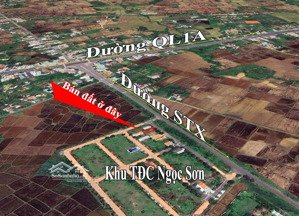 bán đất khu tđc ngọc sơn mặt tiền đường stx gần kcn dốc đá trắng, dốc lết