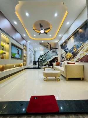 nhà đẹp 1 trệt 1 lầu sân thượng nguyễn bỉnh khiêm gò vấp, full nội thất chỉ 2 tỷ 05