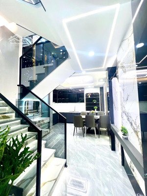 bán nhà đẹp lung linh hẻm xe hơi 1/ hương lộ 2, 4 tầng + lửng nội thất cao cấp. nhà hướng tây