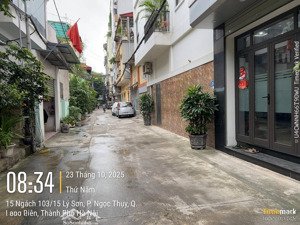 bán nhà ngọc thuỵ, long biên. 33m2, mt: 4,2m, 7 tỷ. lô góc, ô tô tránh đỗ ngày đêm