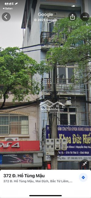 bán nhà 372 hồ tùng mậu, 5 tầng sổ đỏ chính chủ,dt: 40.9 m2, mt: 3.09m, lh: a tuấn : 