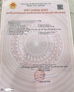  Thím 6 cần tiền bán gấp trả nợ cho con – nhà 930Triệu,Huyện Hóc Môn 