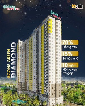 giỏ hàng độc quyền 10 căn dự án bcons green diamond - ck6% quà tặng 2 chỉ vàng lh:0346247455