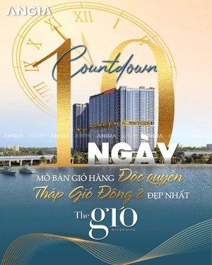 mở bán tháp gió đông 2 view sông panorama đẹp nhất dự án the gió riverside ngày 1/11 giá từ 48tr/m2