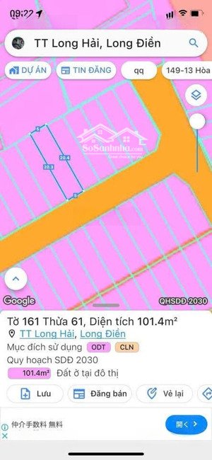 đất đẹp long hải gần biển, hạ tầng hoàn thiện, sổ riêng sang tên ngay!