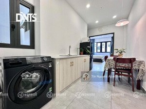 căn hộ bình thạnh giáp trung tâm, 1 phòng ngủ 45m2, full nội thất, gần công viên lê văn tám