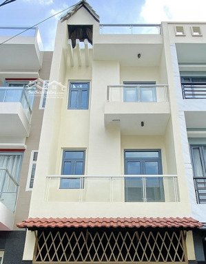 nhà lê văn quới, 3 tầng, 52m2, 4x13m, 4 phòng, hẻm 6m, kdc dân trí - yên tĩnh.