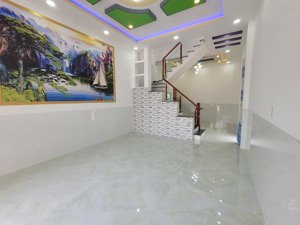 nhà mới xây 1 trệt 1 lầu. mt đ. hồ văn tắng, xã tân phú trung, củ chi. dt 80m2, giá chỉ 3tỷ5