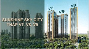 chính thức nhận booking tòa v7 - v8 - v9 dự án sunshine sky city quận 7, giá chỉ từ 7x triệu/m2