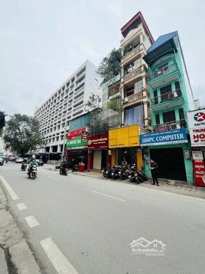 bán tòa văn phòng mặt phố trường chinh, thanh xuân, dt 120m2 * 9 tầng, mt 6m, thông sàn & hầm,60 tỷ