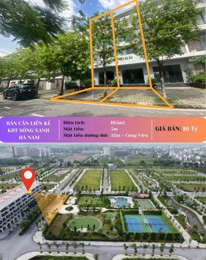 bán 2 căn liền kề đẹp ceo 1 hà nam đối diện công viên sân thể thao