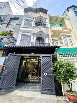bán nhà đẹp 3 tầng 4*14,5m, 5,85 tỷ, hẻm xe hơi 1806 huỳnh tấn phát thị trấn nhà bè, shr, ht bank