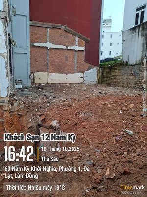 cho thuê đất mt đường nam kỳ khởi nghĩa p.1 tp.đà lạt cách chợ đà lạt 200m