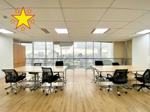 "chính chủ" - 160m2 văn phòng cho thuê quận 3 - bao điện lạnh + view kính sàn gỗ thông thoáng