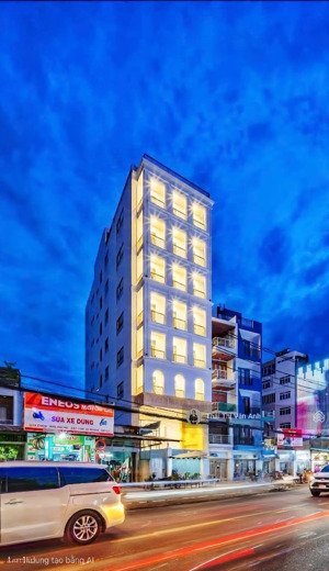 siêu khan hiếm toà nhà mt âu cơ p.14 tân bình- 9,3x32m- hầm 8 tầng 1800m2 sàn-hđt 300tr- chốt 92 tỷ