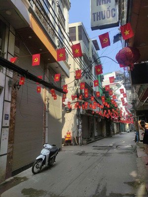 ô tô đỗ cửa, sổ đỏ 65m, nhà 5 tầng, 6 ngủ, thang máy, ngõ thông, phố trương định - minh khai - hbt