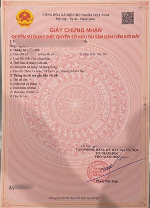 bán đất cổ đông, xã hoà lạc, làn 2 quốc lộ 21, dt 100m2 full thổ cư đường ô tô tránh, nhỉnh 3 tỷ