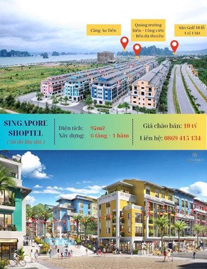 bán shophouse mặt biển - sổ đỏ vĩnh viễn 6 tầng + 1 hầm rất đẹp