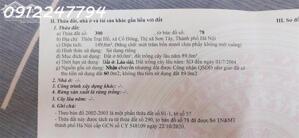 Chính chủ (không qua môi giới) bán đất thôn Trại Hồ, Cổ Đông, Sơn Tây, giá: 18 triệu / m2, 149 m2