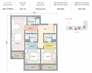 bán căn hộ 3pn triokey dự án delasol giá tốt 10 tỷ all in