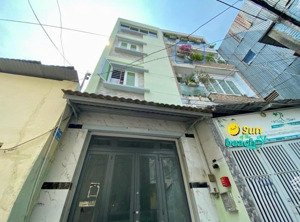 hẻm xe hơi-gần mặt tiền lý thường kiệt giáp quận 10 -4 tầng btct- 6pn- đang cho thuê 15tr - 6.5 tỷ