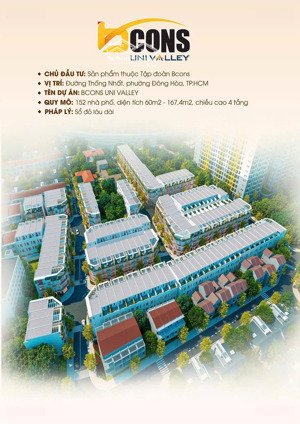 bcons uni valley nhà phố thương mại đẳng cấp