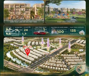 bán shophouse vinhomes golden city hải phòng, giá chỉ từ 65 triệu/m², tặng ưu đãi vinfast đến 1 tỷ