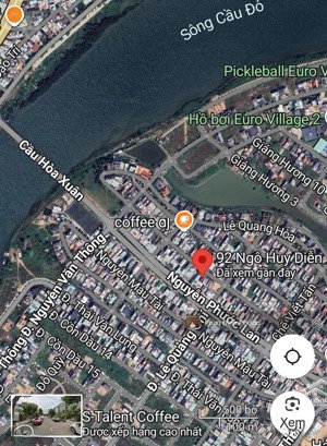 bán lô đường ngô huy diễn - khu đảo 1, gần cầu hòa xuân - đà nẵng