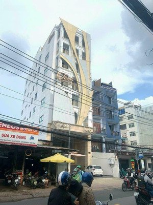 bán tòa nhà mới 9 tầng mt âu cơ, p. tân bình, dòng tiền cao, dt: 9.25x32m, cn: 238.5m², 99 tỷ tl