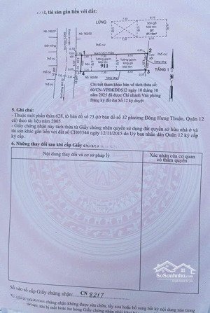 bán nhà nát tính giá trị đất hẻm nguyễn văn quá, p. đông hưng thuận, q.12 - shr 4,6x20m - 5,8 tỷ
