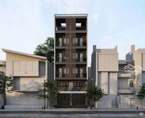 cho thuê nhà mặt phố nguyễn thị định nhà mới, vị trí đắc địa 100m2x7t mt 8m