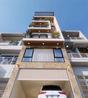 nhà đẹp phố ngọc thuỵ khai sơn ô tô, thang máy, phân lô 54m 6 tầng thang máy.