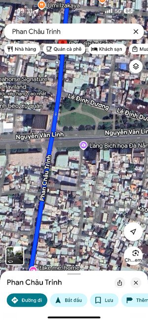 xuất ngoại cần bán nhà cấp 4, mặt tiền phan châu trinh, ngay quận hải châu, gần cầu rồng, 180m2