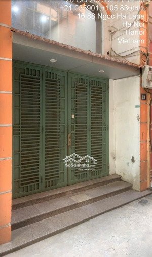 chính chủ bán nhà 2 mặt ngõ số 24 ngõ 88 phố ngọc hà, phường ba đình, thành phố hà nội