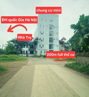 chính chủ cần bán gấp lô đất sát đại học quốc gia hà nội 3ty5 dt 200m