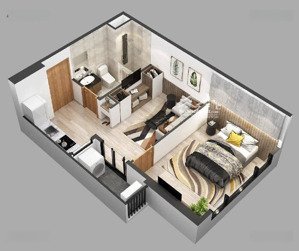 bán căn 1n 36m2 skyoasis - full đồ - giá rẻ nhất thị trường - 2.7x tỷ - nhanh chân