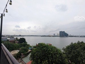 lạc long quân : mặt phố - lô góc - thang máy - view hồ - thông sàn kinh doanh đỉnh