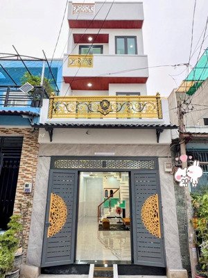bán nhà lê văn quới, gò xoài, bình tân, 55m2, hẻm 7m, 3 tầng, nhà mới ở ngay, nhỉnh 5tỷ