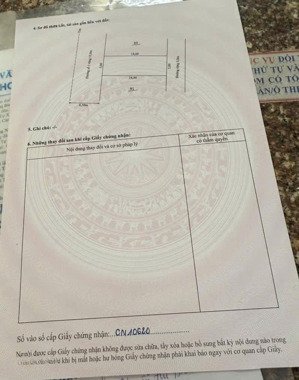 tái định cư đất lành 2 mặt tiền 13m và 5m, gần trường học, cách phong châu chỉ 50m, bán gấp