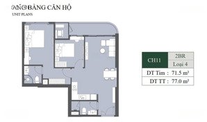 bán căn hộ chung cư 2pn view đẹp tại lumiere evergreen, dự án vip nhất smart city