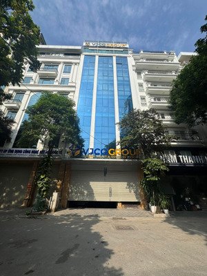 toà building phố trần thái tông 140m - 9tầng nổi 1 tầng hầm - 8,5m mặt tiền - pccc đầy đủ -